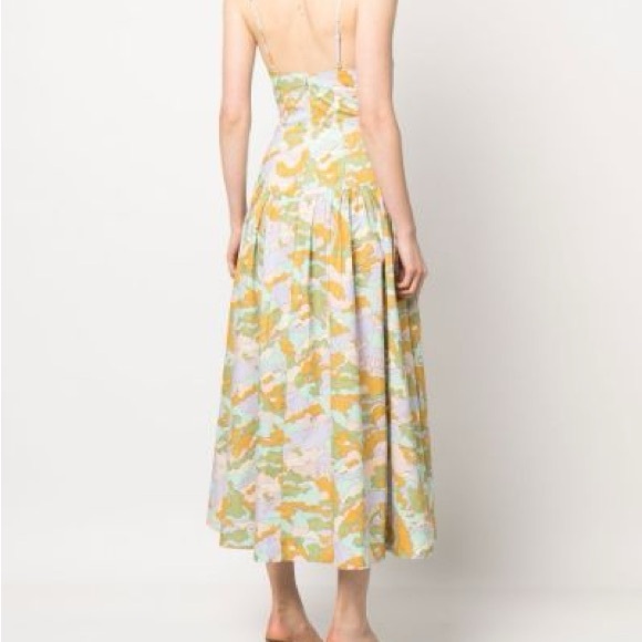 Alemais graphic-print organic cotton dress size 8 AUS - Picture 6 of 9